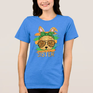 T-shirt En Tri-matière  Sister Rabbit with Glasses Custom Art Print