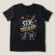 SIXtacular - T-shirt 6e anniversaire pour enfants