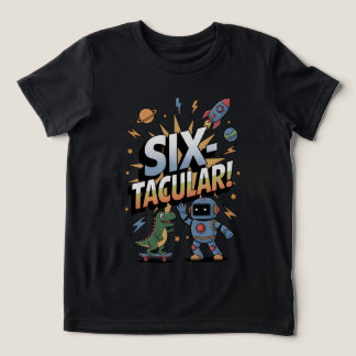 T-shirt En Tri-matière SIXtacular - T-shirt 6e anniversaire pour enfants