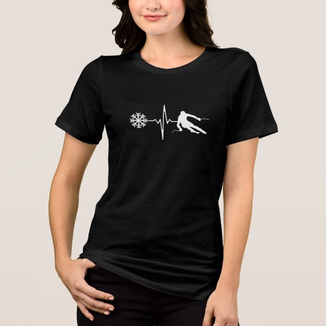 T-shirt En Tri-matière Ski (Recto)