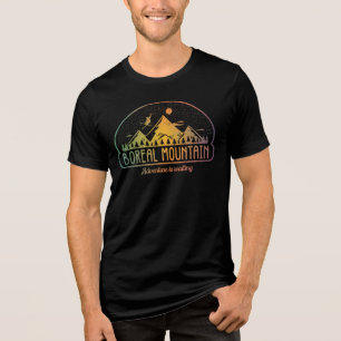 T-shirt En Tri-matière Ski de montagne Boreal Retro