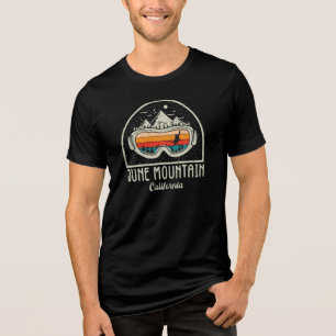 T-shirt En Tri-matière Ski de montagne Retro June