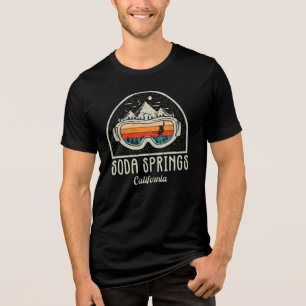 T-shirt En Tri-matière Ski Retro Soda Springs