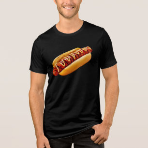 T-shirt En Tri-matière SlipperyJoe's hot dog ambiance estivale BBQ niché 