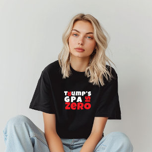 T-shirt En Tri-matière slogan de protestation étudiant anti-Trump rouge n