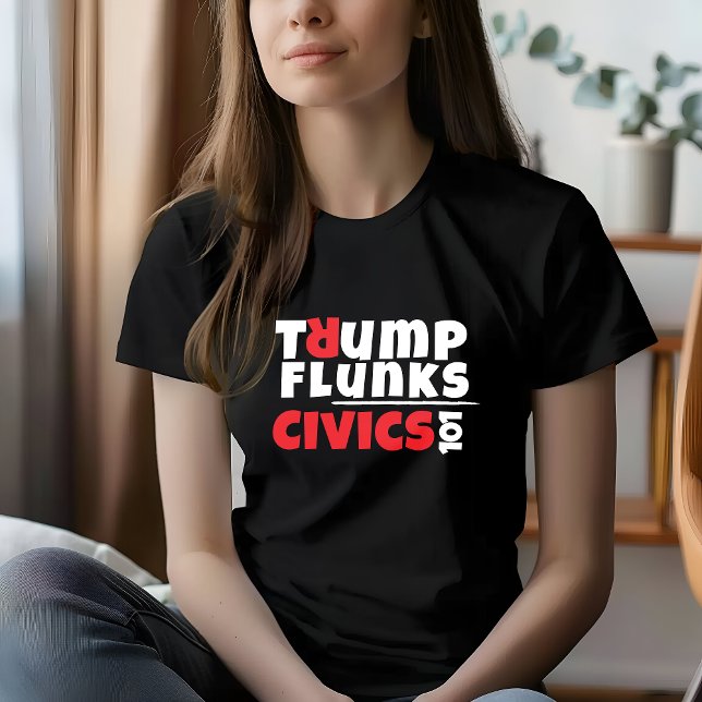 T-shirt En Tri-matière slogan de protestation étudiant anti-Trump rouge n (Créateur téléchargé)