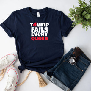 T-shirt En Tri-matière slogan de protestation féministe anti-Trump rouge