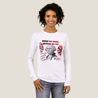 T-shirt En Tri-matière slogan révolutionnaire américain blanc