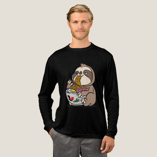 T-shirt En Tri-matière Sloth Mating Ramen (Recto complet)