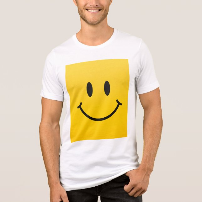 T-shirt En Tri-matière Smiley Face T Shirt  (Recto)