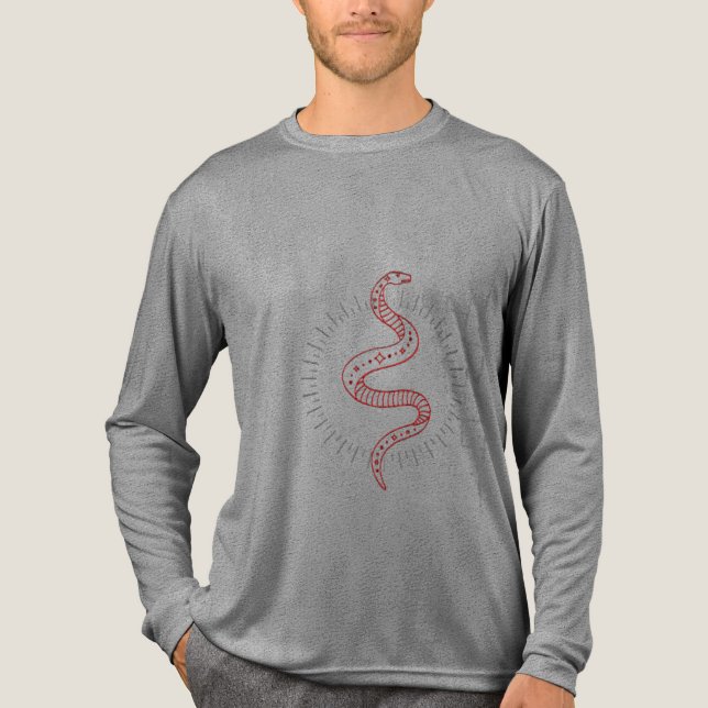 T-shirt En Tri-matière snake printed shirt (Recto)
