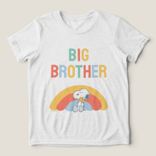 T-shirt En Tri-matière Snoopy & Woodstock Baby Shower Arc-en-Ciel Tri-Ble