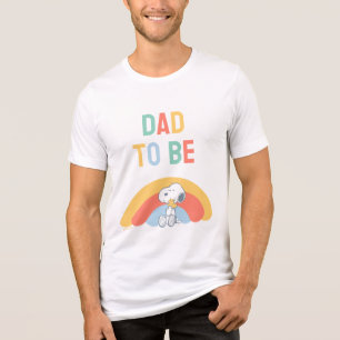 T-shirt En Tri-matière Snoopy & Woodstock Baby Shower Tri-Blend Arc-en-Ci
