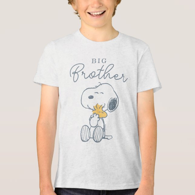 T-shirt En Tri-matière Snoopy & Woodstock | Over the Moon Baby Shower (Recto)