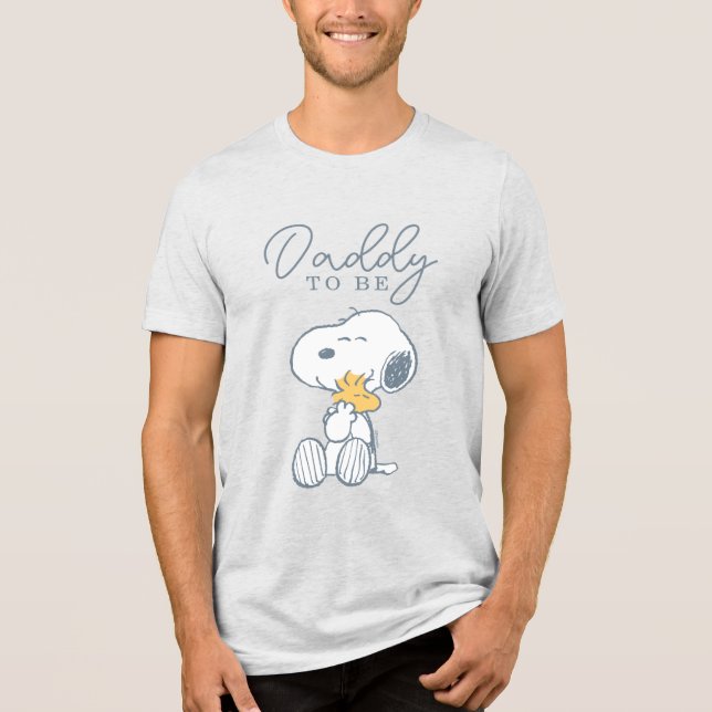 T-shirt En Tri-matière Snoopy & Woodstock | Over the Moon Baby Shower (Recto)