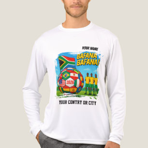 T-shirt En Tri-matière Soccer 2026 football AFRIQUE DU SUD Nom personnali