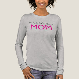 T-shirt En Tri-matière Soccer Maman Racerback Tank, Mère Cadeau Anniversa