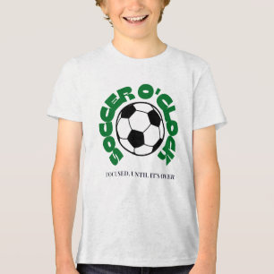 T-shirt En Tri-matière Soccer O'Clock – Concentré jusqu'à la fin   Soccer