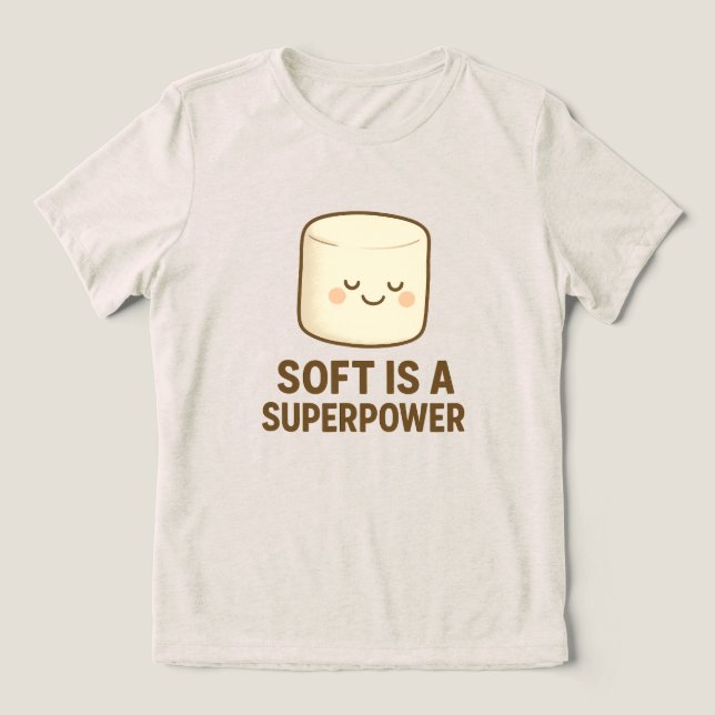 T-shirt En Tri-matière Soft is a Super Power (Design Recto)