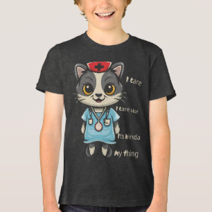 T-shirt En Tri-matière Soins infirmiers de chat : C'est mon truc Zipped