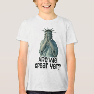 T-shirt En Tri-matière Sommes-nous grands et pourtant anti-Trump politiqu