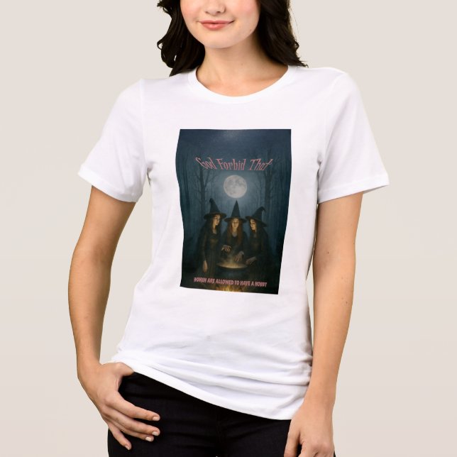 T-shirt En Tri-matière Sorcière Hobby Moonlit Cauldron (Recto)