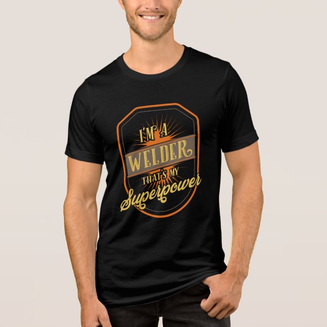 T-shirt En Tri-matière Soudage soudeur (Recto)