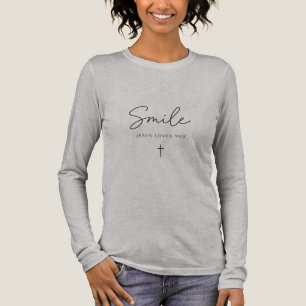 T-shirt En Tri-matière Sourire Jésus t'aime