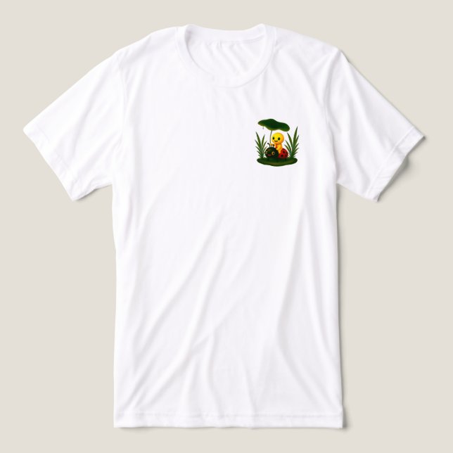 T-shirt En Tri-matière Sous la Canopée Verte (Design Recto)