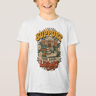 T-shirt En Tri-matière Soutenez votre bibliothèque locale