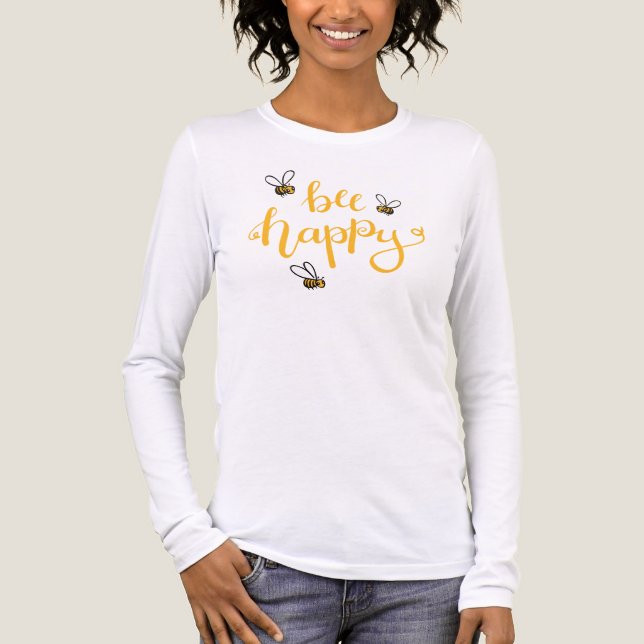 T-shirt En Tri-matière Soyez heureux (Recto)