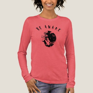 T-shirt En Tri-matière "Soyez Prudent" Noir Humoristique/Inspirant Petit