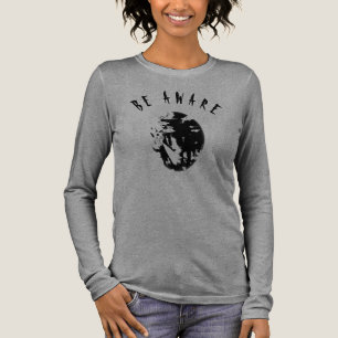 T-shirt En Tri-matière "Soyez Prudent" Noir Humoristique/Inspirant Petit