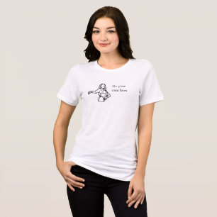 T-SHIRT  EN TRI-MATIÈRE SOYEZ VOTRE PROPRE HÉROS AVEC LE