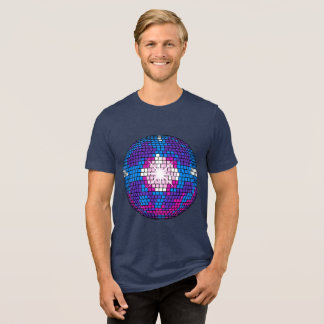 T-shirt En Tri-matière Sphère disco miroir géométrique Art Pop Rétro