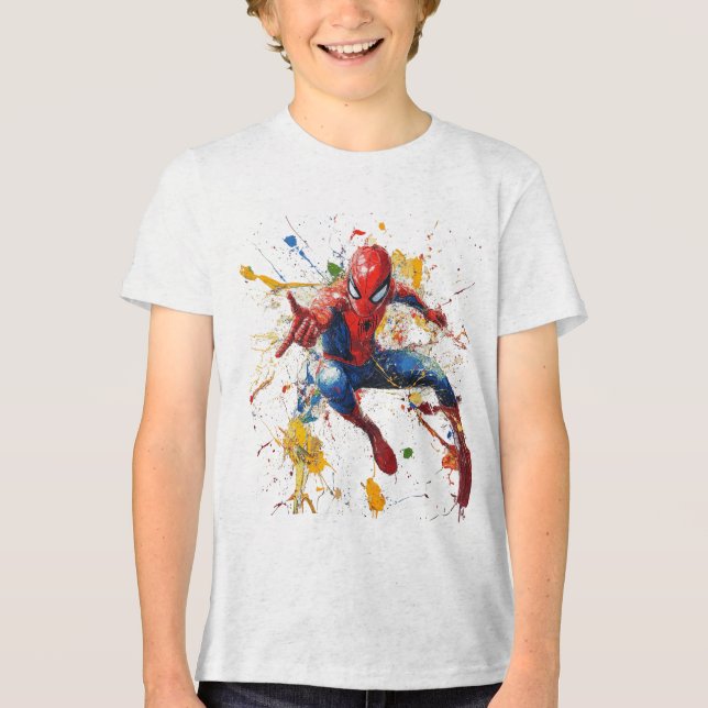 T-shirt En Tri-matière Spider man (Recto)