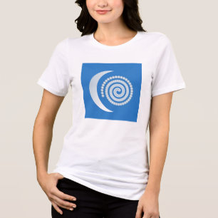 T-shirt En Tri-matière Spirale de la Lune d'Argent