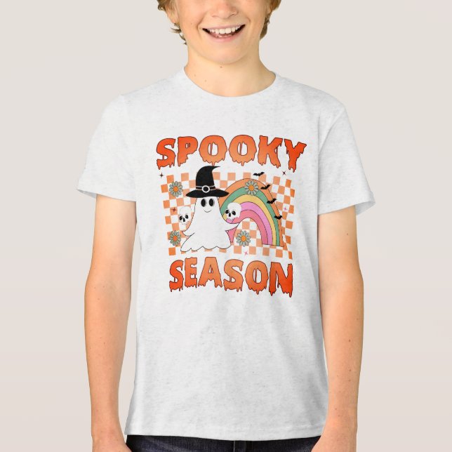 T-shirt En Tri-matière Spooky Season Halloween Vibes-45634 (Recto)