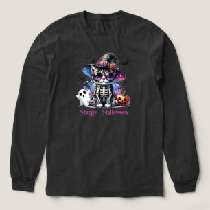 T-shirt En Tri-matière Squelette Cat-Halloween Costumes