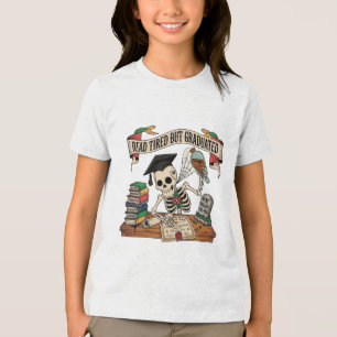 T-shirt En Tri-matière Squelette de remise de diplôme drôle 2026 – Mort d