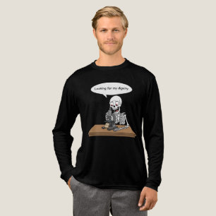 T-shirt En Tri-matière Squelette Drôle à la Recherche de Dignité