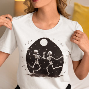 T-shirt En Tri-matière Squelettes dansants Halloween