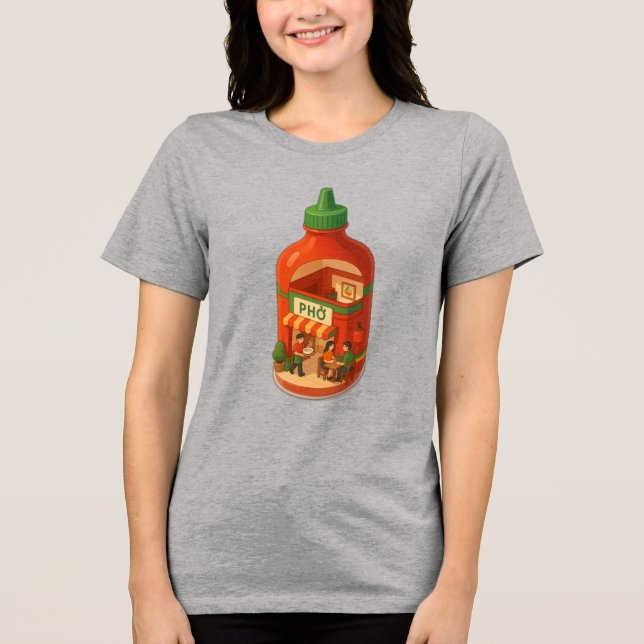 T-shirt En Tri-matière Sriracha Pho Shop (Recto)