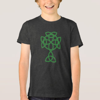 T-shirt En Tri-matière St. Patrick Celtic Cross | Trinity Knot & Quote