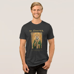 T-shirt En Tri-matière St Patrick Irish Roman Catholic Cadeau