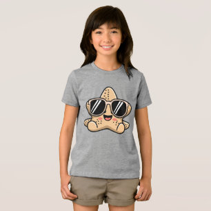 T-shirt En Tri-matière Starfish cool avec lunettes de soleil Vibes de pla