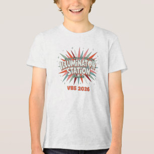 T-shirt En Tri-matière Station Illumination VBS 2026 Jean 8:12 Vacances