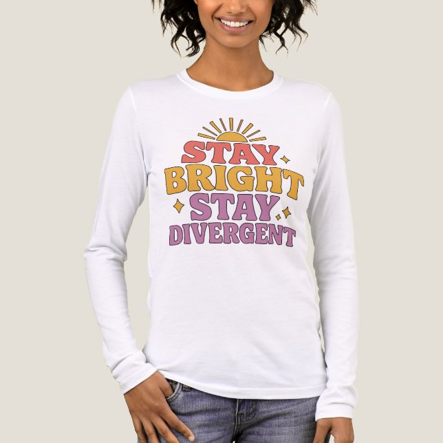 T-shirt En Tri-matière Stay Bright, Stay Divergent (Recto)