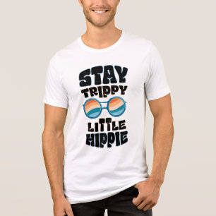T-shirt En Tri-matière Stay Trippy Little Hippie - Retro Psychedelic Desi