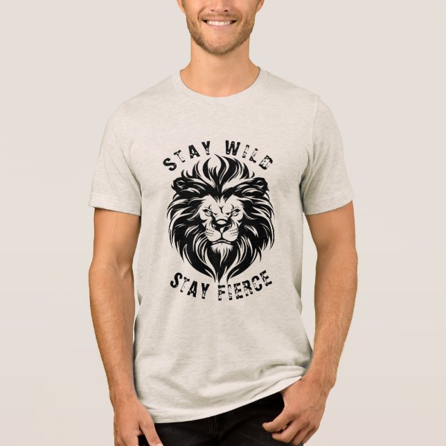 T-shirt En Tri-matière Stay Wild Stay Fierce (Recto)